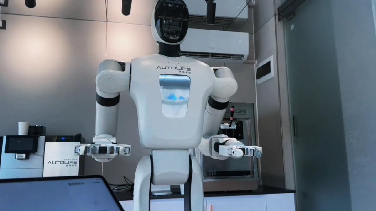 Autonomous retail and engagement deployment scene